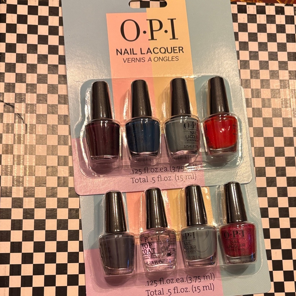 OPI Vibrant Mini Nail Lacquer Collection 8 Pack!